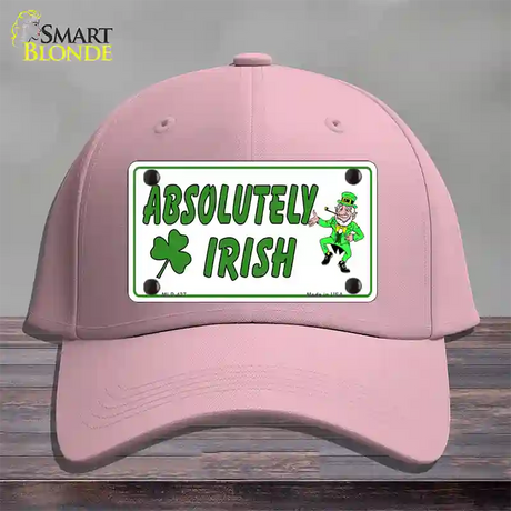 Absolutely Irish Novelty License Plate Hat Cotton / Pink