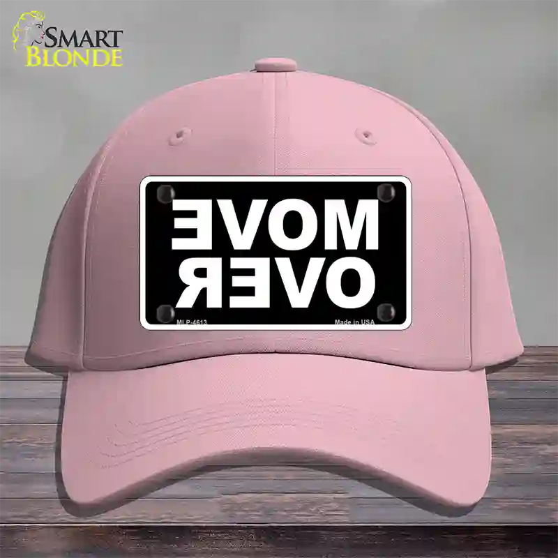 Move Over Black Novelty License Plate Hat Cotton / Pink