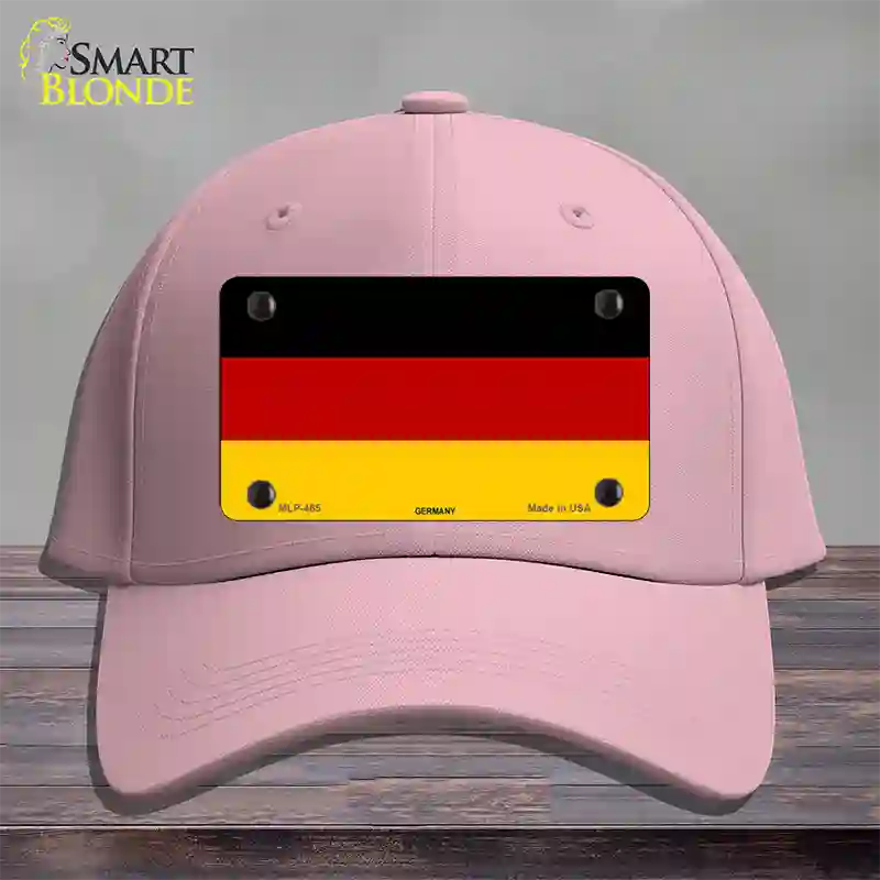 Germany Flag Novelty License Plate Hat Cotton / Pink