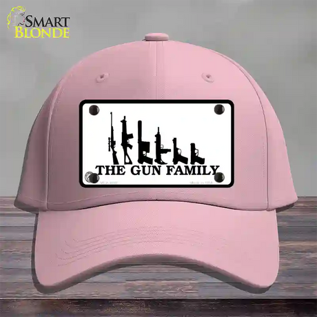 The Gun Family Novelty License Plate Hat Cotton / Pink