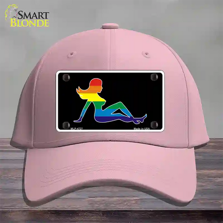 Mud Flap Girl Novelty License Plate Hat Cotton / Pink