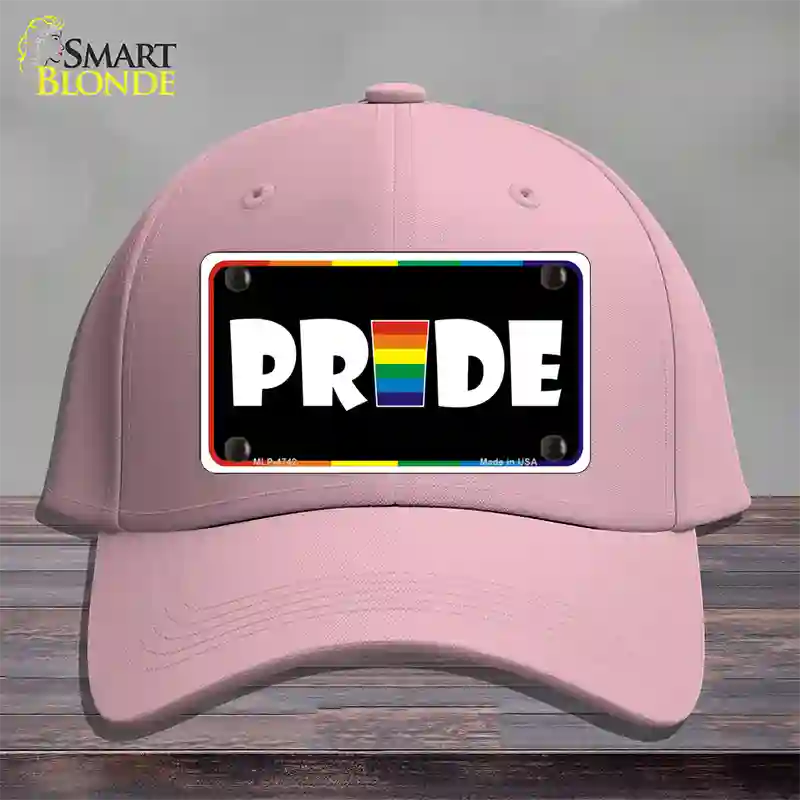 Pride Novelty License Plate Hat Cotton / Pink