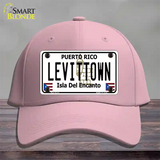 Levittown Puerto Rico Novelty License Plate Hat Cotton / Pink