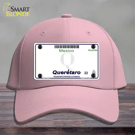 Queretaro Mexico Blank Novelty License Plate Hat Cotton / Pink