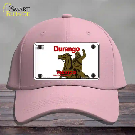 Durango Mexico Novelty License Plate Hat Cotton / Pink