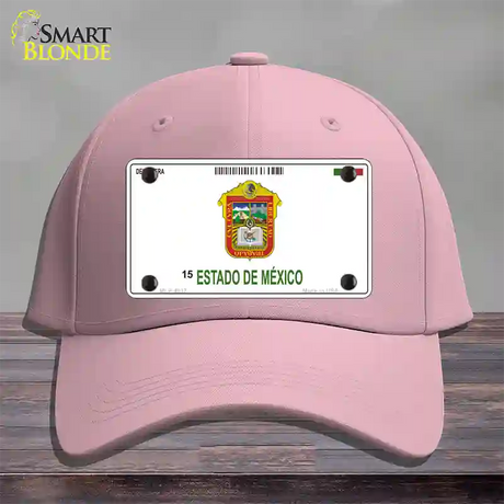 Estado De Mexico Novelty License Plate Hat Cotton / Pink