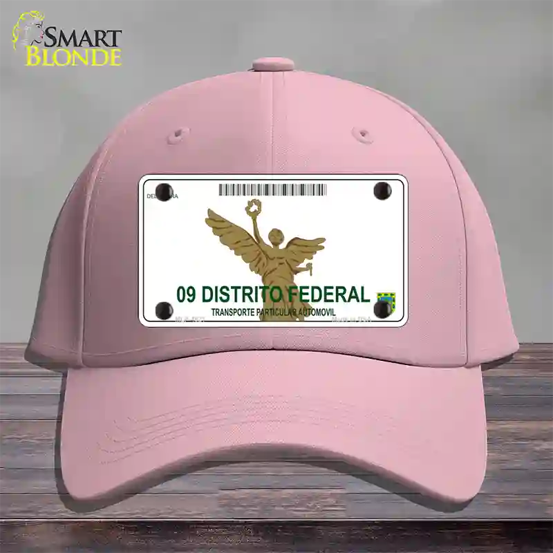 Distrito Federal Mexico Blank Novelty License Plate Hat Cotton / Pink