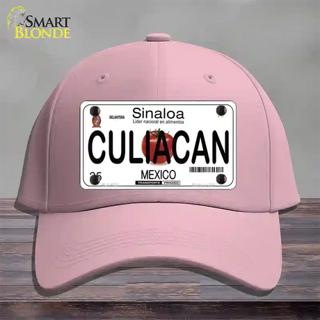 Culiacan Mexico Novelty License Plate Hat Cotton / Pink