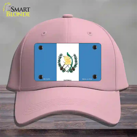 Guatemala Flag Novelty License Plate Hat Cotton / Pink