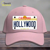 Hollywood California Novelty License Plate Hat Cotton / Pink