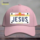 Jesus California Novelty License Plate Hat Cotton / Pink