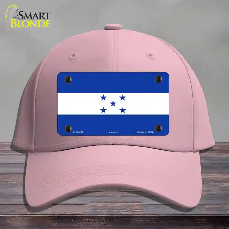 Honduras Flag Novelty License Plate Hat Cotton / Pink