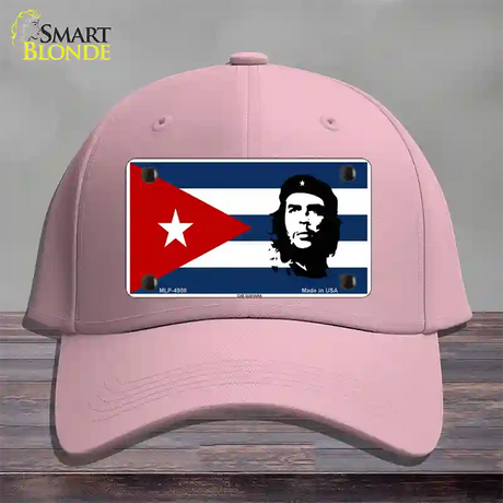 Che Guevara Flag Novelty License Plate Hat Cotton / Pink