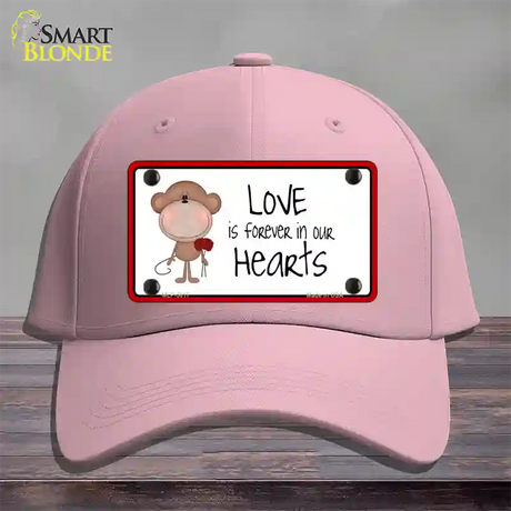 Love In Our Hearts Novelty License Plate Hat Cotton / Pink