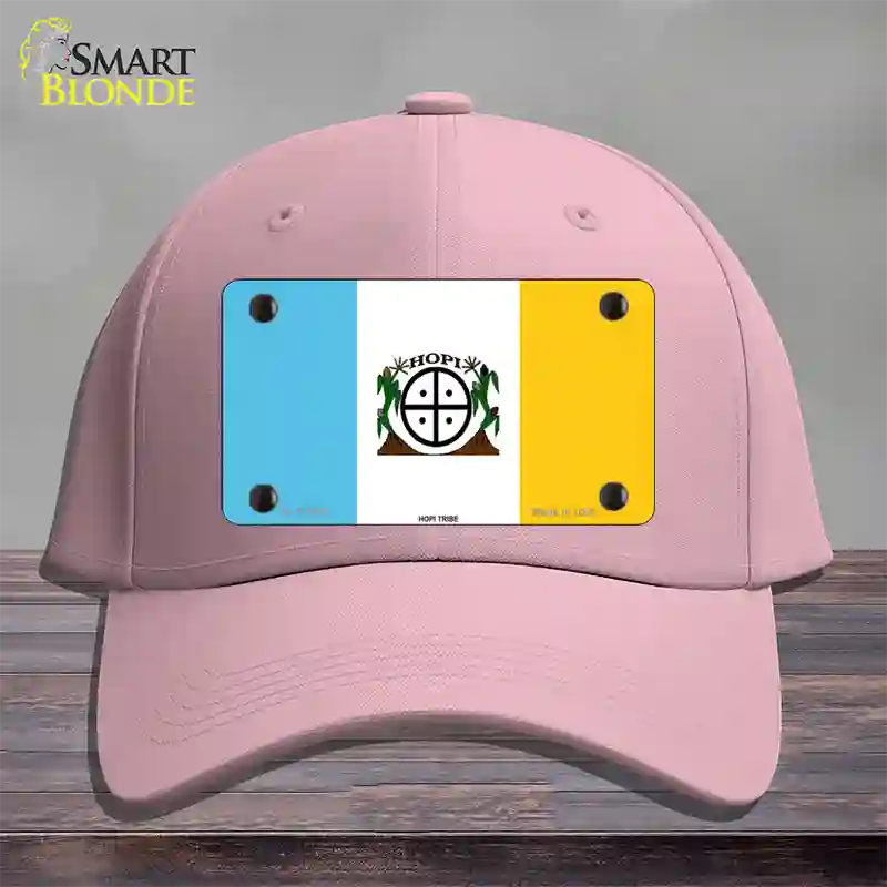 Hopi Tribe Flag Novelty License Plate Hat Cotton / Pink