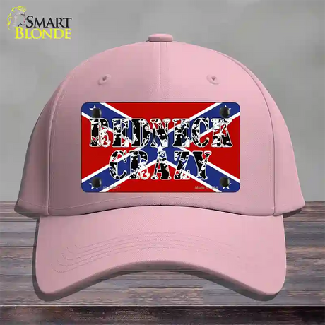 Redneck Crazy Novelty License Plate Hat Cotton / Pink