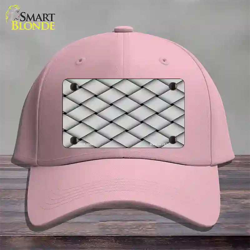 Weave Customizable Novelty License Plate Hat Cotton / Pink