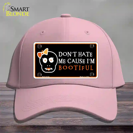 Cause Im Bootiful Novelty License Plate Hat Cotton / Pink