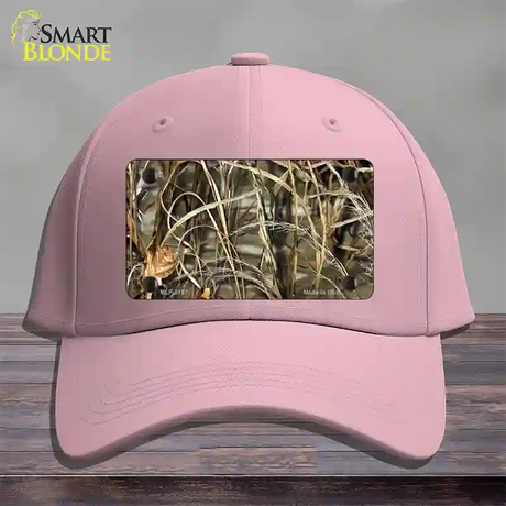 Camo Sticks Novelty License Plate Hat Cotton / Pink