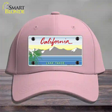 California Lake Tahoe State Blank Novelty License Plate Hat Cotton / Pink