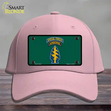 Special Forces Novelty License Plate Hat Cotton / Pink