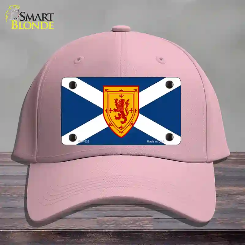 Scotland St Andrews Flag Novelty License Plate Hat Cotton / Pink