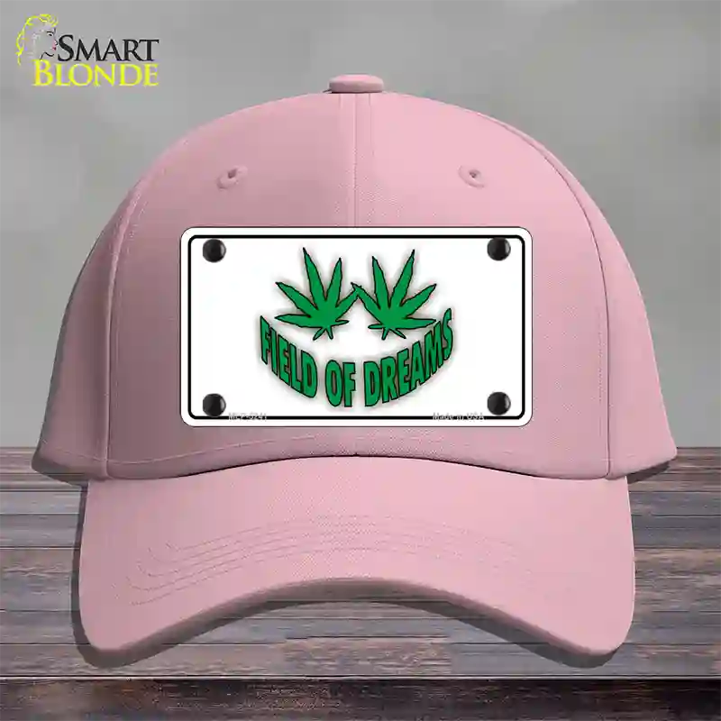 Field of Dreams Novelty License Plate Hat Cotton / Pink