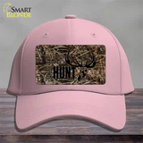 Eat Sleep Hunt Novelty License Plate Hat Cotton / Pink