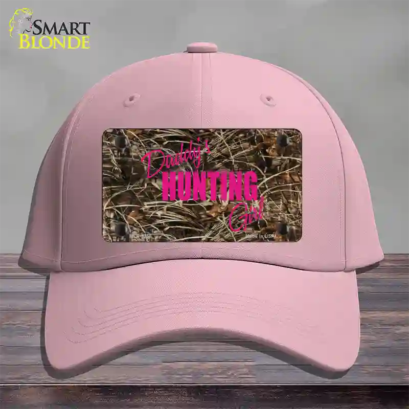 Daddys Hunting Girl Novelty License Plate Hat Cotton / Pink