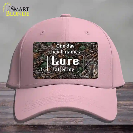 Name A Lure After Me Novelty License Plate Hat Cotton / Pink