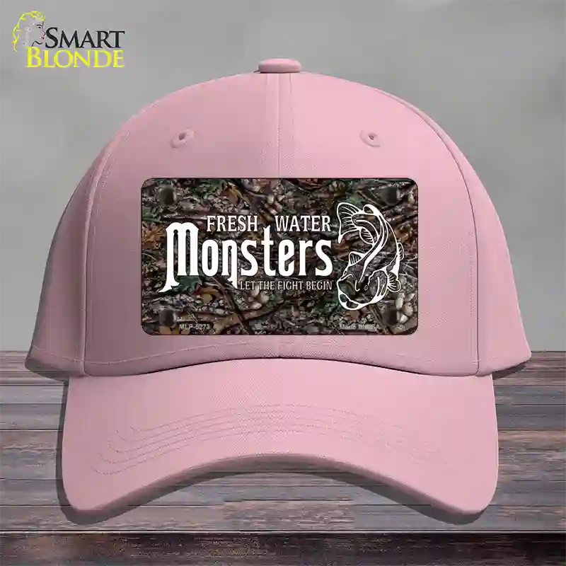 Fresh Water Monsters Novelty License Plate Hat Cotton / Pink