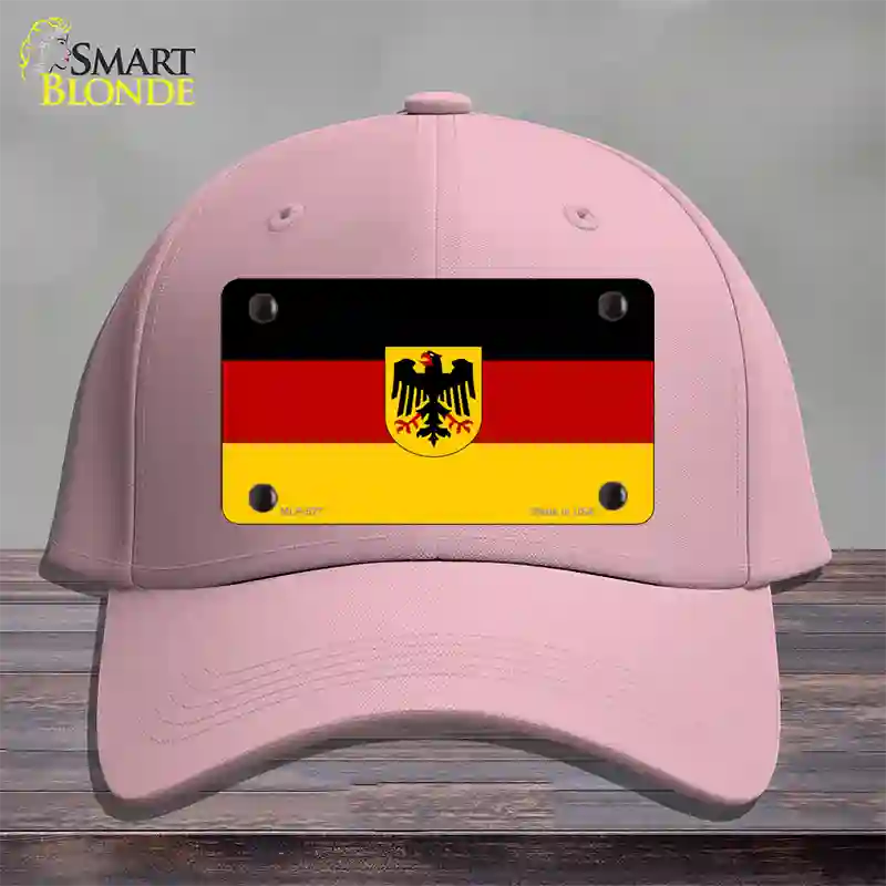 Germany State Flag Novelty License Plate Hat Cotton / Pink