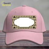 Gold Black Anchor Scallop Center Novelty License Plate Hat Cotton / Pink