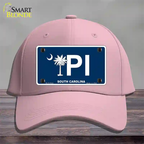 PI South Carolina Novelty License Plate Hat Cotton / Pink