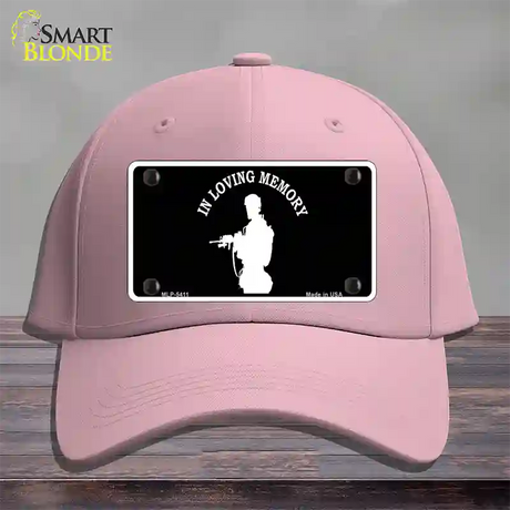 In Loving Memory Standing Novelty License Plate Hat Cotton / Pink