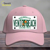 Venice Beach Florida Novelty License Plate Hat Cotton / Pink