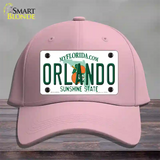 Orlando Florida Novelty License Plate Hat Cotton / Pink