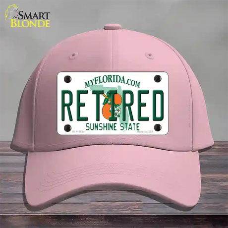 Retired Florida Novelty License Plate Hat Cotton / Pink