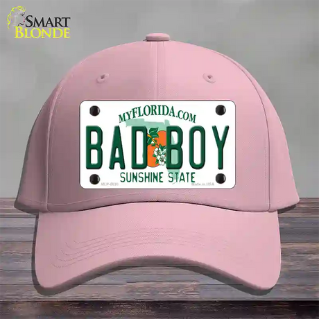 Bad Boy Florida Novelty License Plate Hat Cotton / Pink