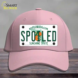 Spoiled Florida Novelty License Plate Hat Cotton / Pink