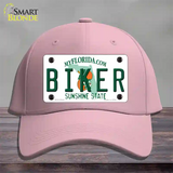 Biker Florida Novelty License Plate Hat Cotton / Pink