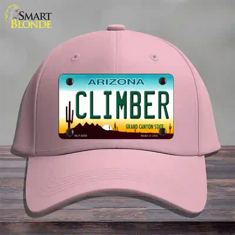 Arizona Climber Novelty License Plate Hat Cotton / Pink