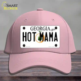 Hot Mama Georgia Novelty License Plate Hat Cotton / Pink