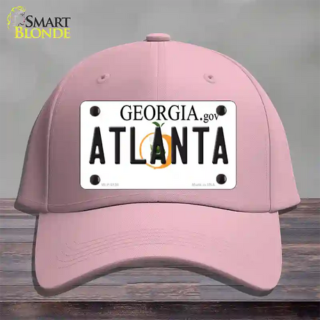 Atlanta Georgia Novelty License Plate Hat Cotton / Pink