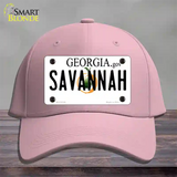 Savannah Georgia Novelty License Plate Hat Cotton / Pink