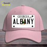 Albany Georgia Novelty License Plate Hat Cotton / Pink