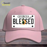 Blessed Georgia Novelty License Plate Hat Cotton / Pink