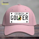 Golfer Georgia Novelty License Plate Hat Cotton / Pink