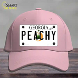 Peachy Georgia Novelty License Plate Hat Cotton / Pink