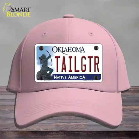 Tailgtr Oklahoma Novelty License Plate Hat Cotton / Pink